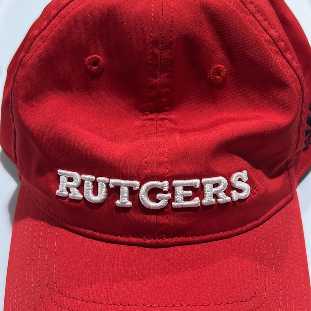 Adidas Red Rutgers Cap one size - Picture 2 of 11